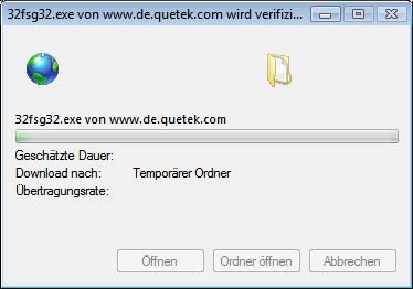 Die Datei wird heruntergeladen.