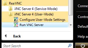 VNC Server ausführen